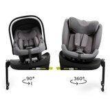 Kinderkraft Set auto sedišta I-lite i-fix endura safe sa isofix bazom black grey | ePonuda.com
