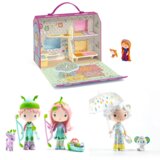 Djeco Komplet Tinyly - Bluchka & Indie + hiška + Lily & Sylvestr + Prunelle & Bianca | Shoptok.si