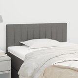  Uzglavlje tamnosivo 100x5x78/88 cm od tkanine | shoptok.hr
