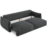 Makamii Temno siva raztegljiva sedežna garnitura iz šenilje 230 cm Leila – | Shoptok.si