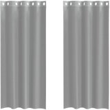 vidaXL Voile zavjese s ušicama 2 kom svijetlosive 140x225 cm | shoptok.hr