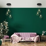  Luster na sajli KARO 3xE27/15W/230V zlatna/crna | Eponuda.com