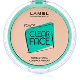 LAMEL OhMy Clear Face kompaktni puder z antibakterijskim dodatkom odtenek 401 Light Natural 6 g | Shoptok.si