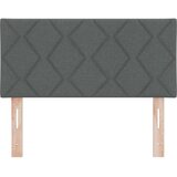 vidaXL Naslon za glavu Dizajn Dijamantnih Blokova Tamno Siva 100 cm Tkanina | shoptok.hr