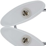  Stropna lampa staklenim abažurima u obliku elipsoida 4 E14 žarulje | shoptok.hr