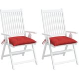  Jastuci za stolice 2 kom boja vina 40x40x7 cm tkanina Oxford | shoptok.hr