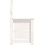  Klupa bijela 80x41x77 cm od masivne borovine | Eponuda.ba