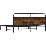  Metalni okvir kreveta bez madraca boja hrasta 180x200 cm | shoptok.hr