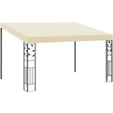 vidaXL paviljon za namestitev na steno 4x3x2,5 m krem Cene