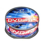  DVD-R TITANUM 4,7 GB X16, CAKE BOX 25 kom, 1280 Cijene