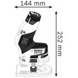 Bosch Akumulatorska glodalica za ivice GKF 12V-8 Professional | Eponuda.com