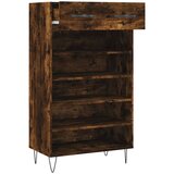 Ormarić Omarica za čevlje dimljeni hrast 60x35x105 cm inženirski les, (20796096) | Shoptok.si