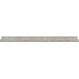  Zidne police 4 kom siva boja betona 80 x 9 x 3 cm | shoptok.hr