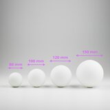 Brilagi zamensko staklo za luster, zidno svetilo i lampu mistel,milla, prečnika 12 cm, belo | Eponuda.com