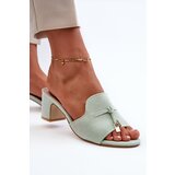 PS1 Women's Sandals In Mint Eco Suede On Heel Jemenna | Eponuda.ba
