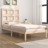 Maison Chic Posteljni okvir - Enojna postelja - Postelja za odrasle brez vzmetnice 90x200 cm trdna borovina-J6774, (21760932) | Shoptok.si