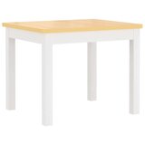 vidaXL 4-dijelni set dječjeg stola i stolica bijeli i bež mdf | shoptok.hr