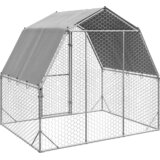  Kavez za kokoši s krovom 2,5x2x2,25 m pocinčani čelik | shoptok.hr