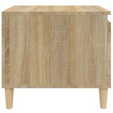  Stolić za kavu boja hrasta 100 x 50 x 45 cm konstruirano drvo | shoptok.hr