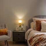  Brilagi - LED zidna lampa NUBILA WOOD 1xE27/25W/230V +LED/3W hrast/svetlo braon | Eponuda.com