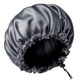INF Dvoslojna satenska kapa za spanje z nastavljivo elastiko Grey, (21685976) | Shoptok.si