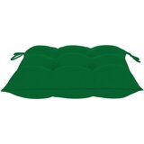  Gugalnik z zeleno blazino trdna tikovina | Shoptok.si