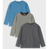 Sinsay Pamučne majice dugih rukava 3 pack | shoptok.hr