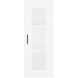  Visoka komoda bijeli 34,5x34x180 cm od konstruiranog drva | shoptok.hr