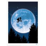 Fanattik E.T. art print silueta bicikla ispred Meseca, A3 Cene