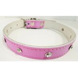 Trusina 5422 ogrlica za pse, kožna sa kopčom, 020/50K, roze | ePonuda.com