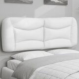 vidaXL Vzglavna stranica bela 120 cm umetno usnje | Shoptok.si