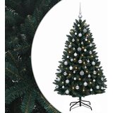  Umjetno božićno drvce tamnozeleno s kuglicom 150 cm | shoptok.hr