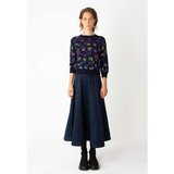 IVKO WOMAN pulover sa o-izrezom/ motiv iluminacija - marin plava 242530.039