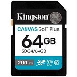 Kingston Canvas Go! Plus SD memorijska kartica 64GB, 200MB/s Cijene