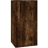 Maison Chic Stenska TV omarica - TV stojalo - Televizijska omarica dimljen hrast 40x34,5x80 cm, (21701555) | Shoptok.si