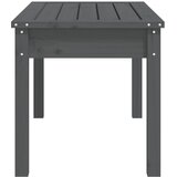  Vrtna klupa siva 80x44x45 cm od masivne borovine | Eponuda.com