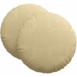  Jastučići za sjedenje 2 pcs Siva zelena Ø 80 cm Kordura tekstil | shoptok.hr