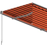 Tenda na ručno uvlačenje s roletom 3,5 x 2,5 m narančasto-smeđa | shoptok.hr