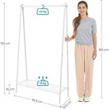 Songmics stalak za odjeću, bijeli | shoptok.hr