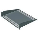 polica za rek 19" / 2U 350mm - crna