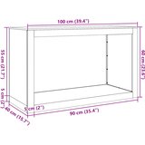  Stalak za drva za ogrjev antracit 100x40x60 cm čelični | shoptok.hr