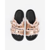 Shelvt SEASTAR Gold flip-flops with buckles | shoptok.hr