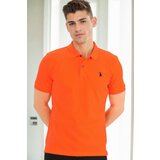 Dewberry T9561 MEN'S TSHIRT-ORANGE u