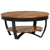  Klubska mizica 65x65x32 cm trden akacijev les, (20625599) | Shoptok.si