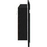  LED Ogledalo s Ormarom s policom Crni hrast 100 x 12 x 45 cm | Eponuda.com
