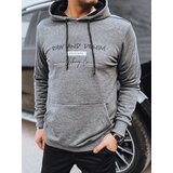 DStreet Bluza męska z nadrukiem antracytowa Cene