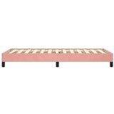 vidaXL Okvir za krevet ružičasti 90x190 cm baršunasti | shoptok.hr