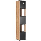 MID.YOU KOTNI REGAL 34/185/34 cm naravne barve, črna | Shoptok.si