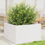  Vrtna sadilica bijela 80x80x46 cm od masivne borovine | shoptok.hr