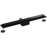  2 u 1 odvod za tuš Crna 70 cm Nehrđajući čelik 304 | shoptok.hr
